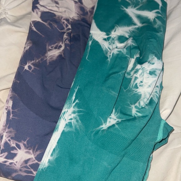 shein tie dye leggings BUNDLE - Picture 3 of 4